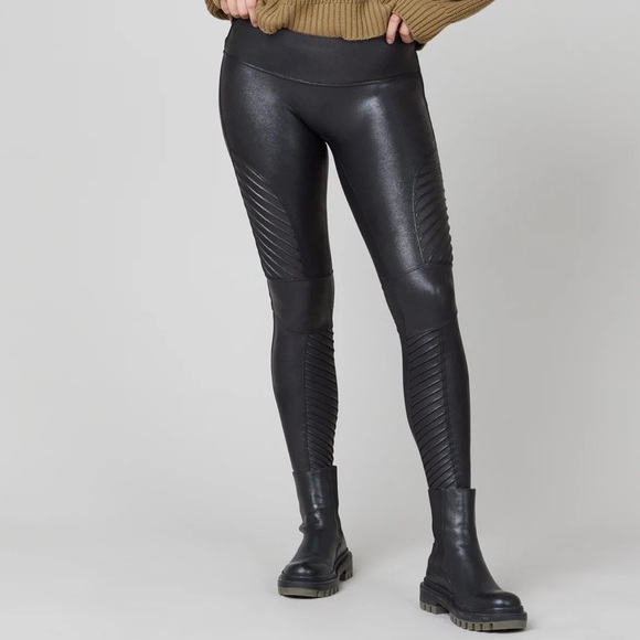 SPANX Pants - Spanx Faux Leather Moto Leggings
